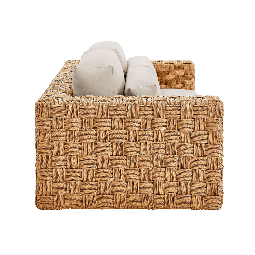 Modway Thames Weather Resistant Wicker Patio Loveseat