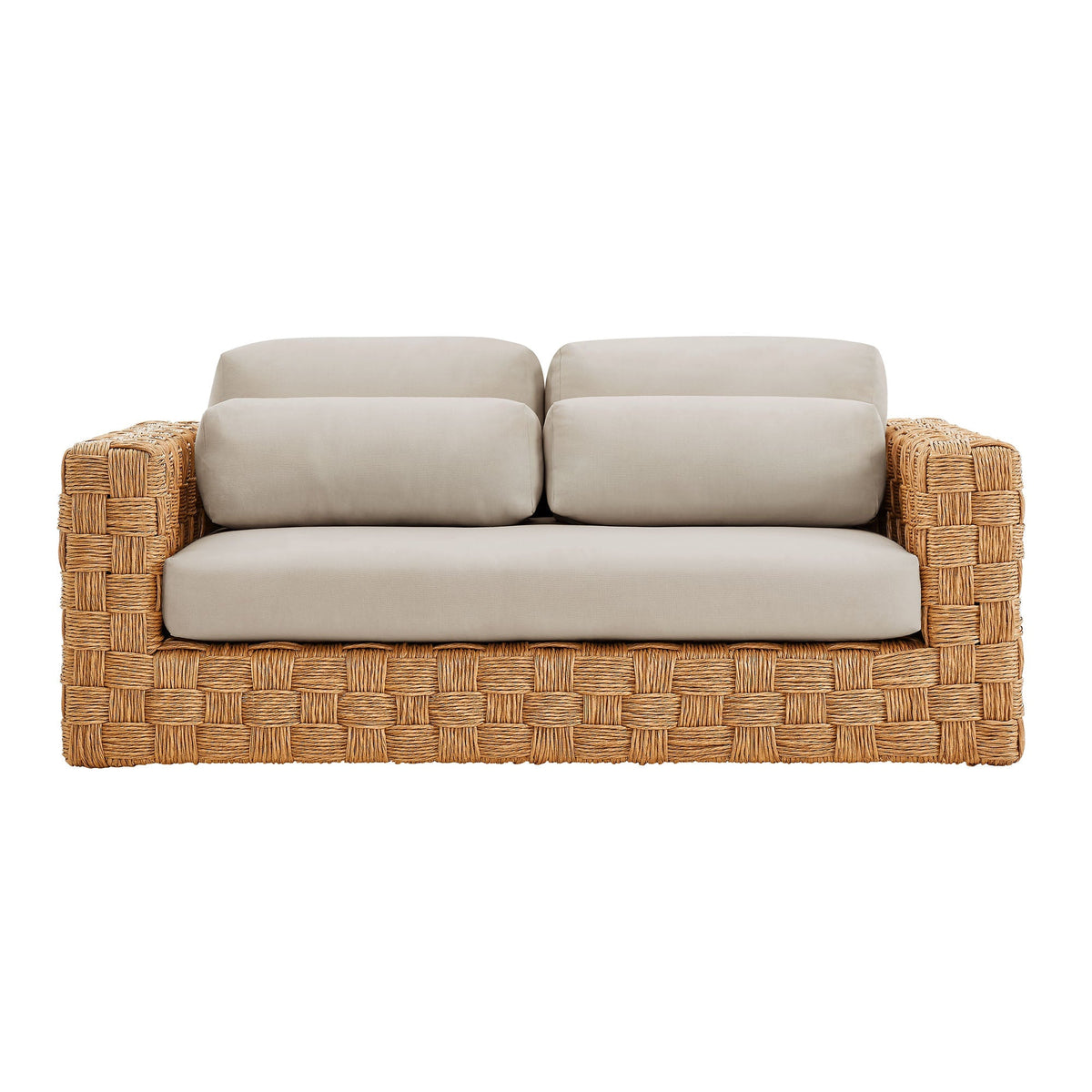 Modway Thames Weather Resistant Wicker Patio Loveseat