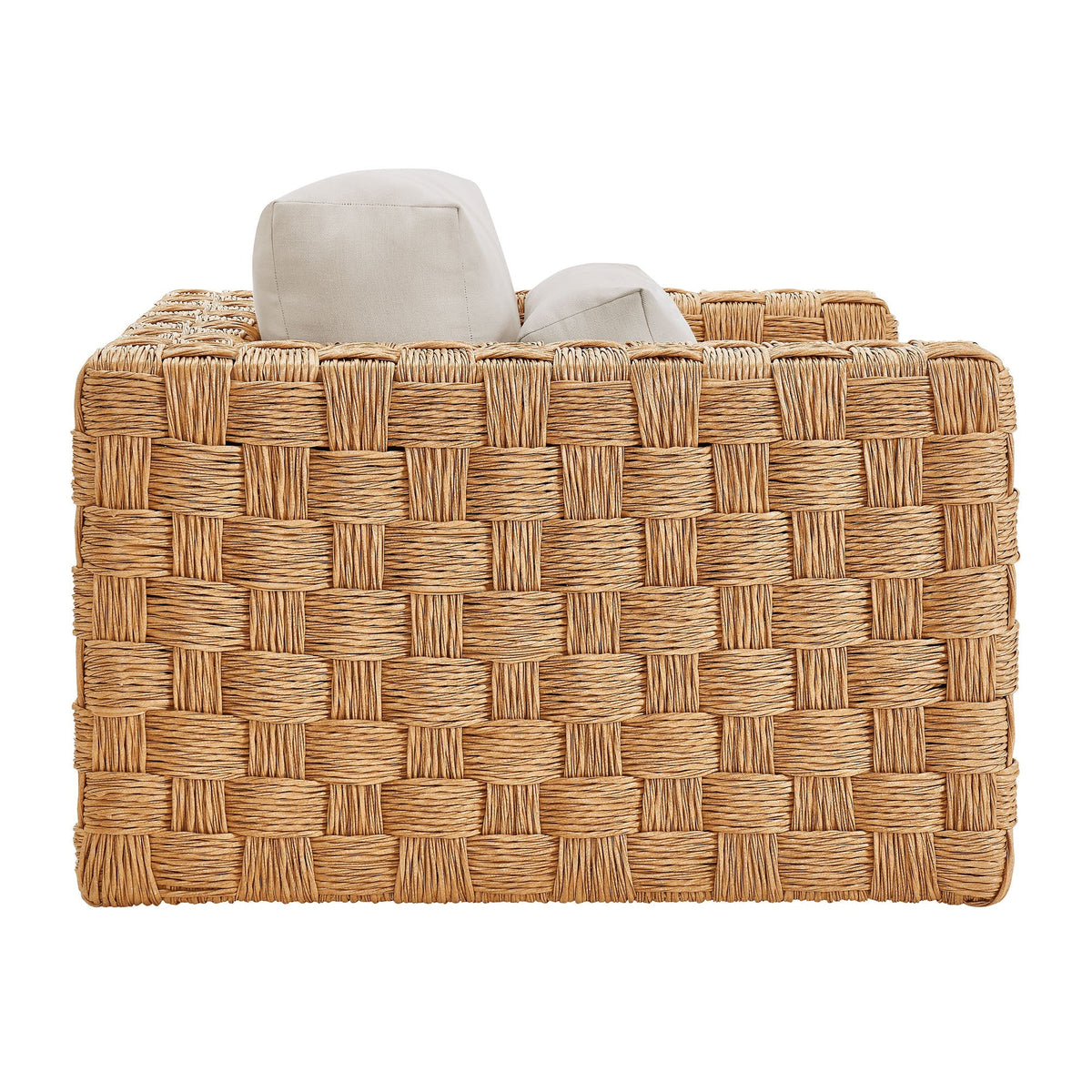 Modway Thames Outdoor Rattan Armchair With Durable Aluminum Frame