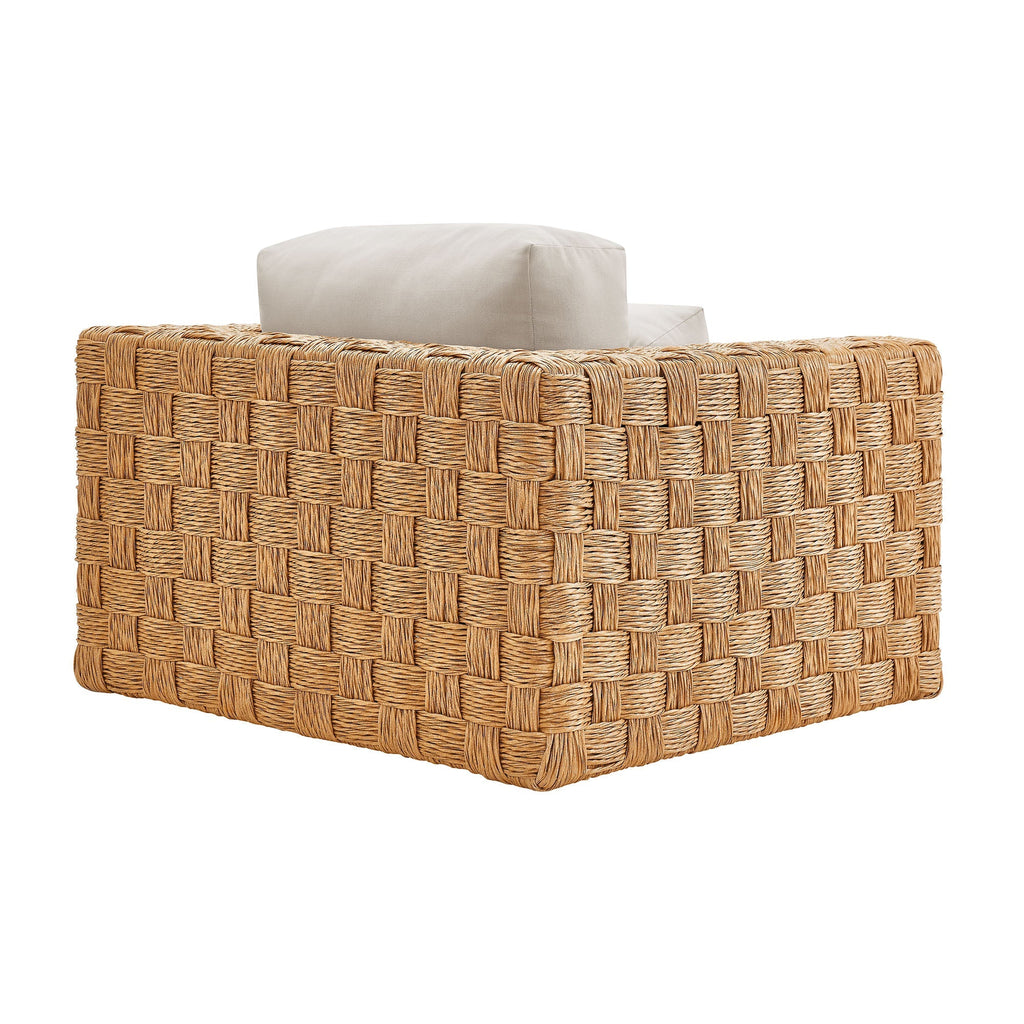 Modway Thames Outdoor Rattan Armchair With Durable Aluminum Frame