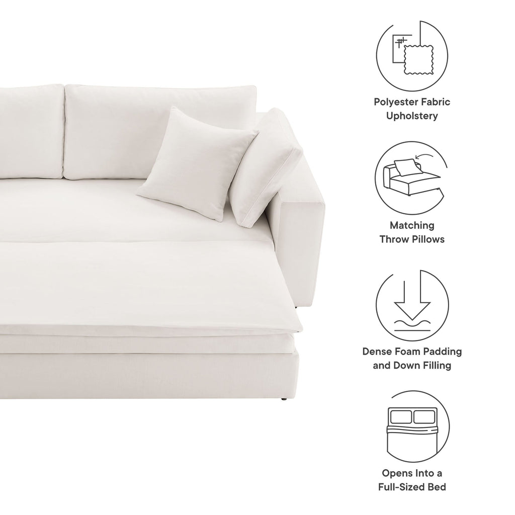 Modway Commix Down Filled Overstuffed Sleeper Sofa