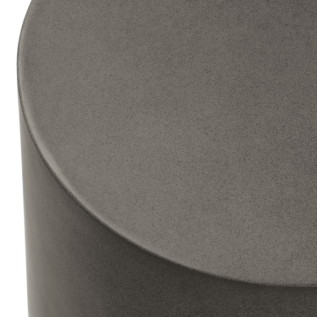 Modway Brion Indoor Outdoor Minimalist Concrete Stool