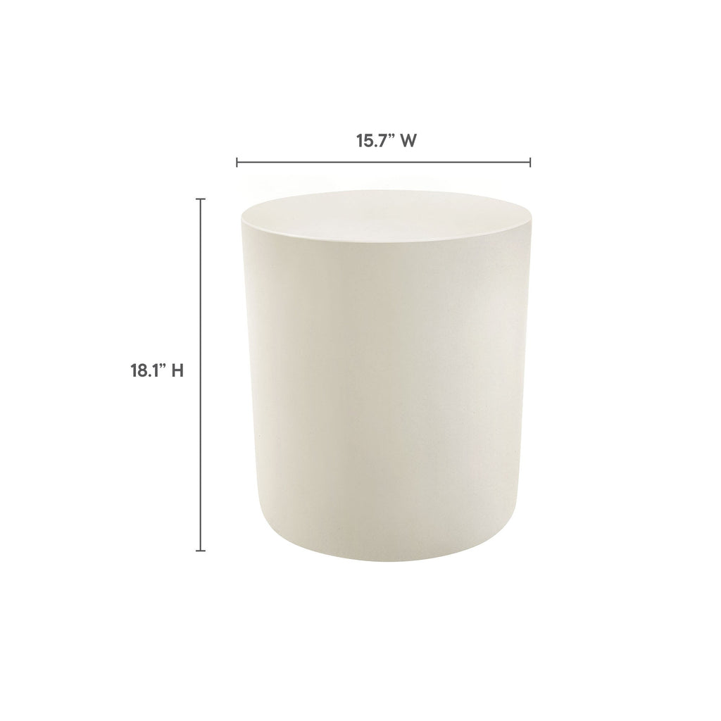 Modway Brion Indoor Outdoor Minimalist Concrete Stool