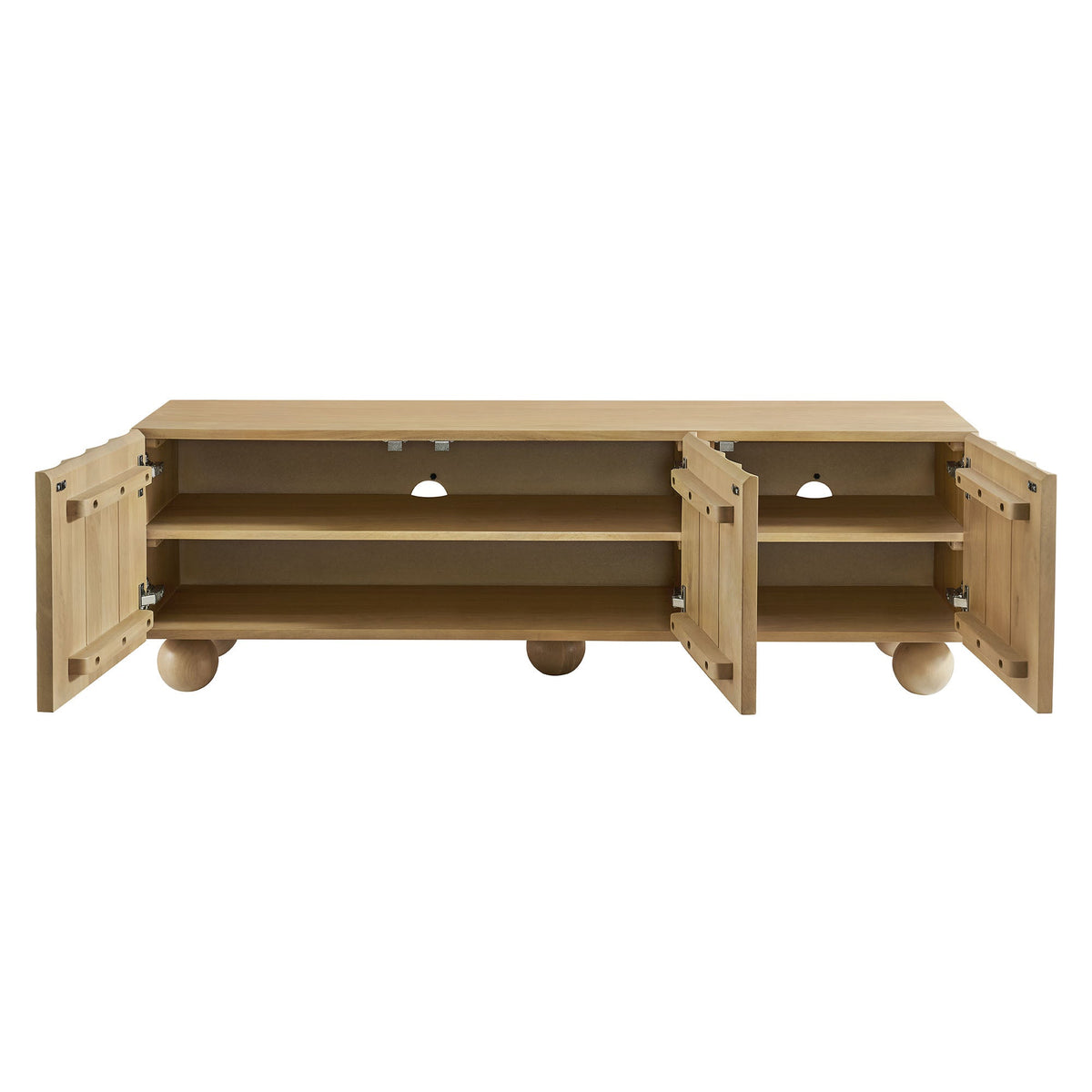 Modway Sorren 54 Inch Scalloped Front Wood TV Console