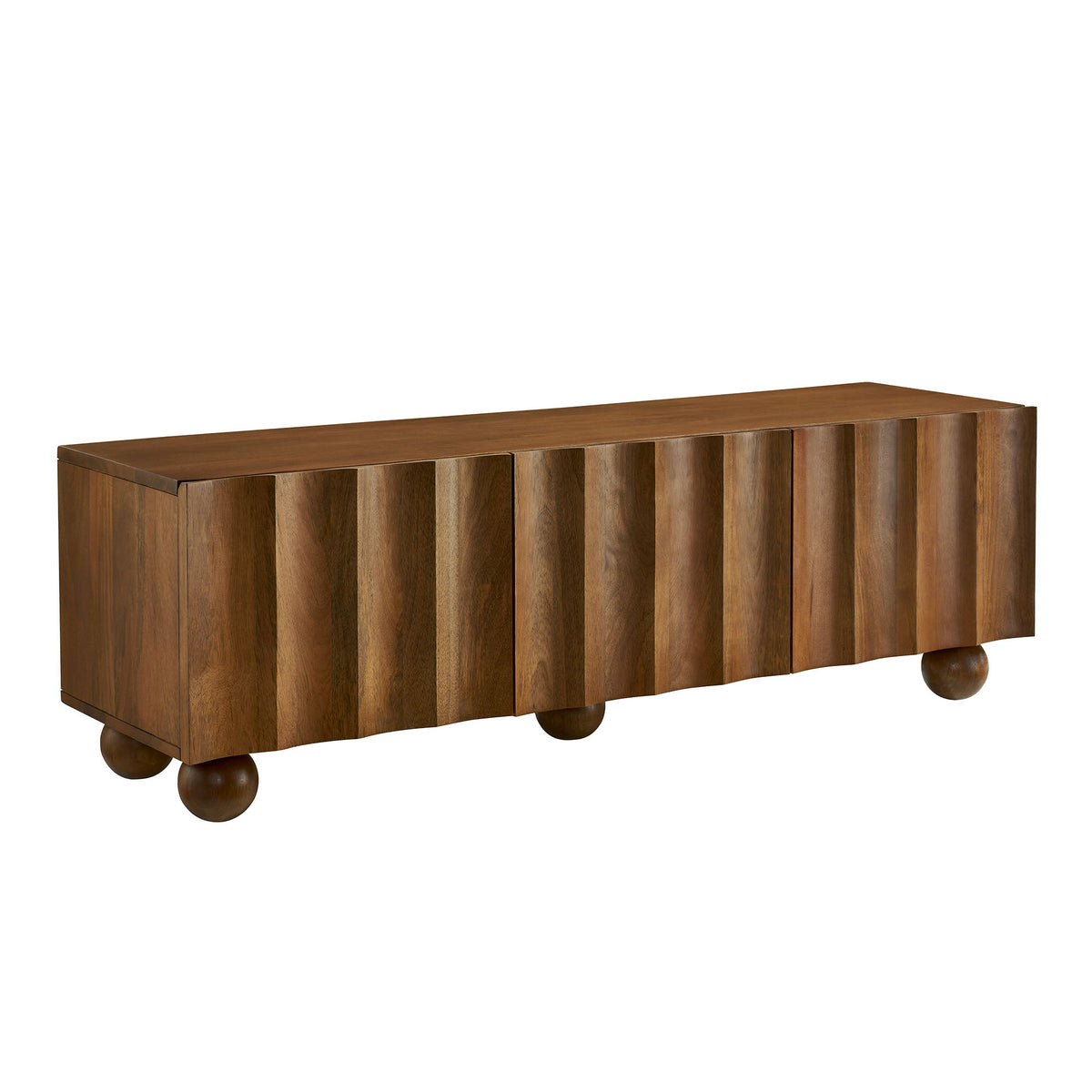 Modway Sorren 54 Inch Scalloped Front Wood TV Console