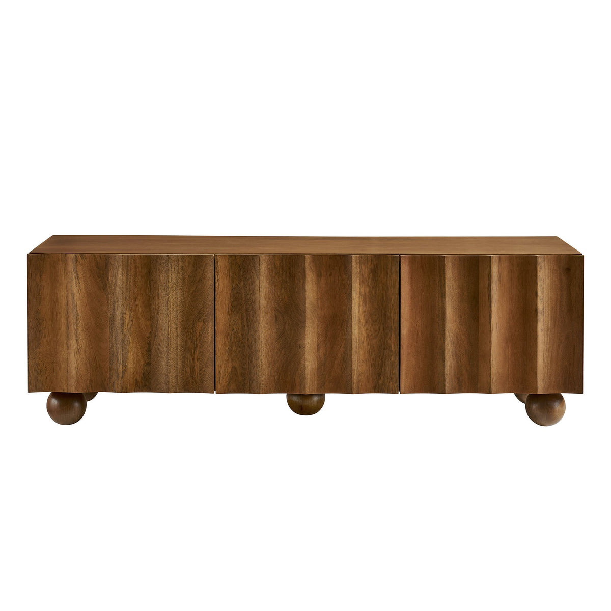 Modway Sorren 54 Inch Scalloped Front Wood TV Console