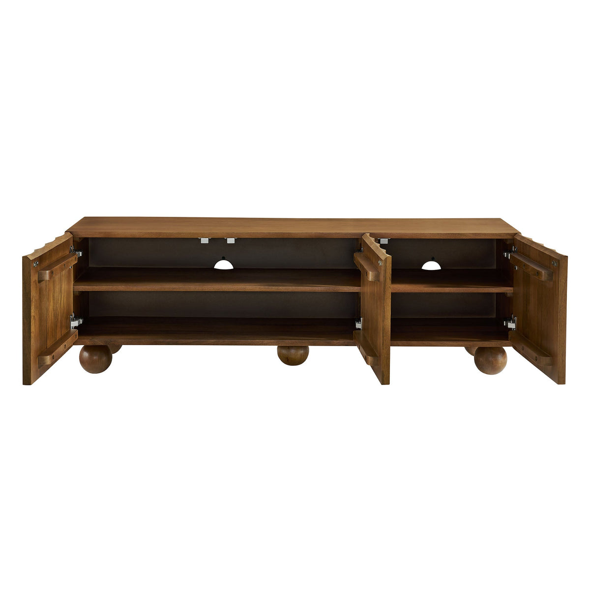 Modway Sorren 54 Inch Scalloped Front Wood TV Console