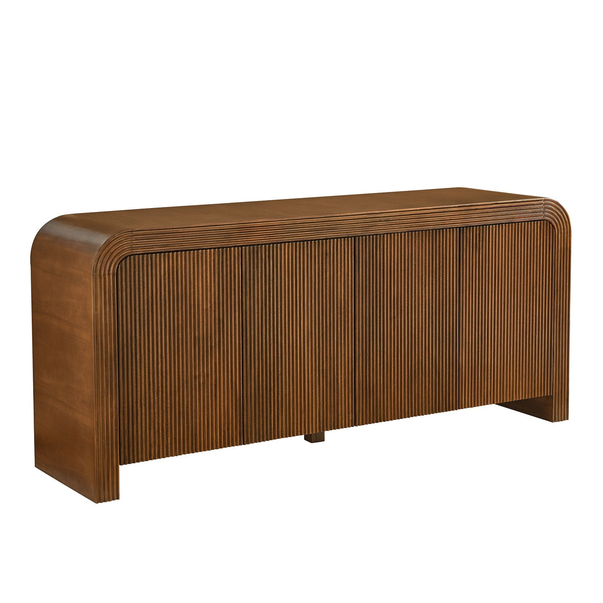 Modway Waterflute 70 Inch Fluted Modern Sideboard Cabinet