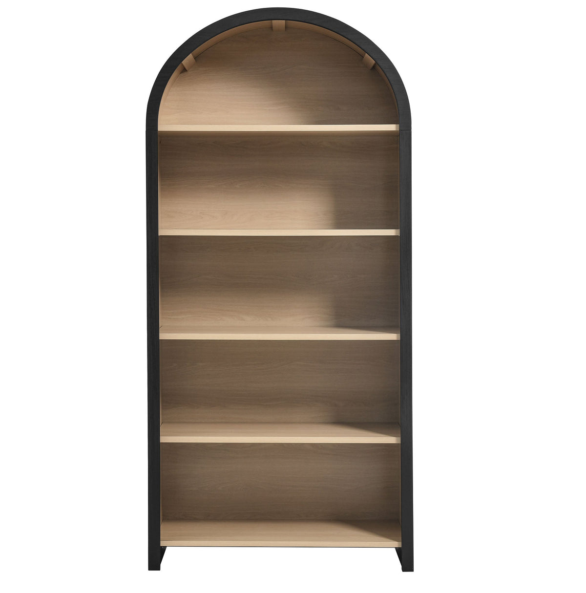 Modway Evie Arched Wide Bookcase With Laminate Finish