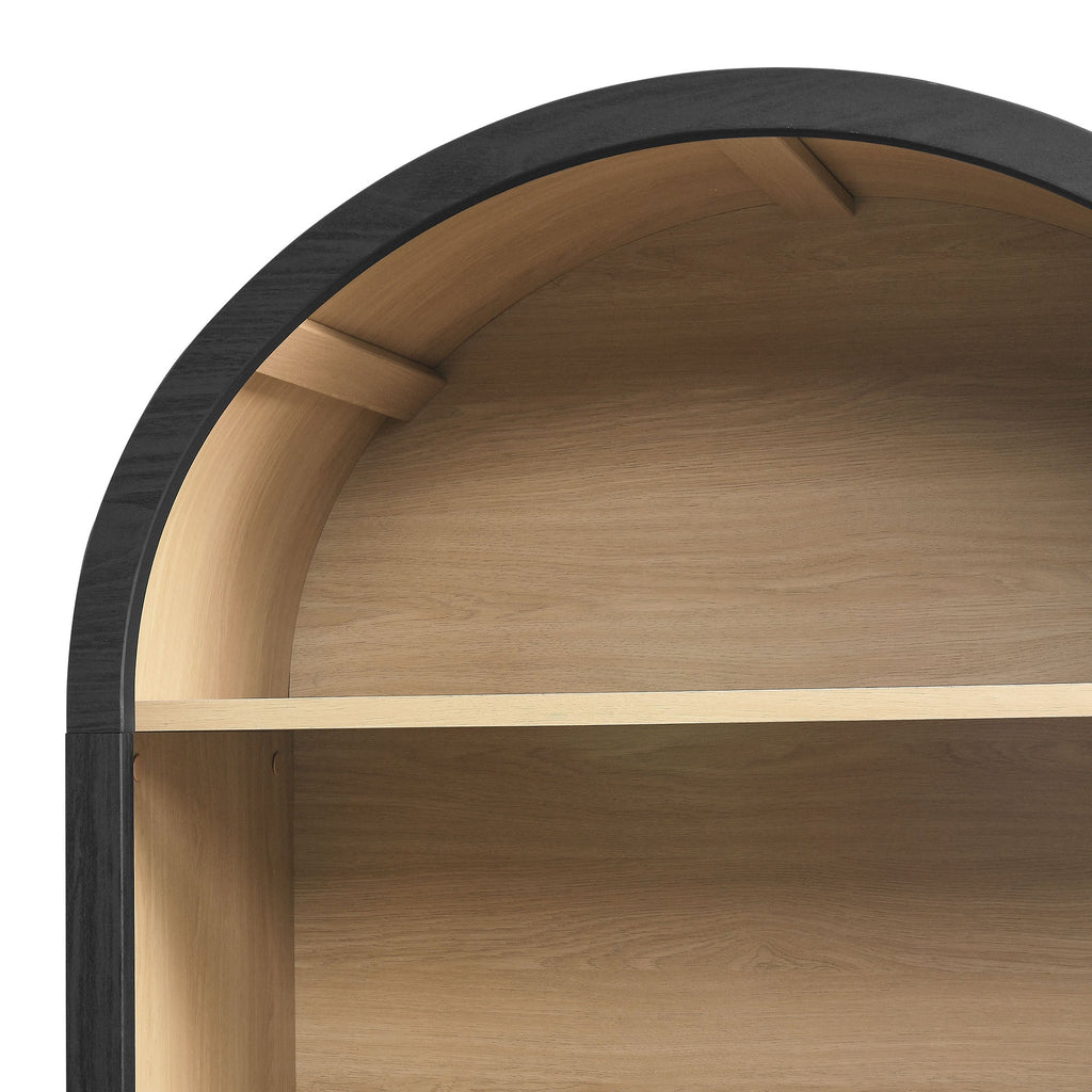 Modway Evie Arched Wide Bookcase With Laminate Finish