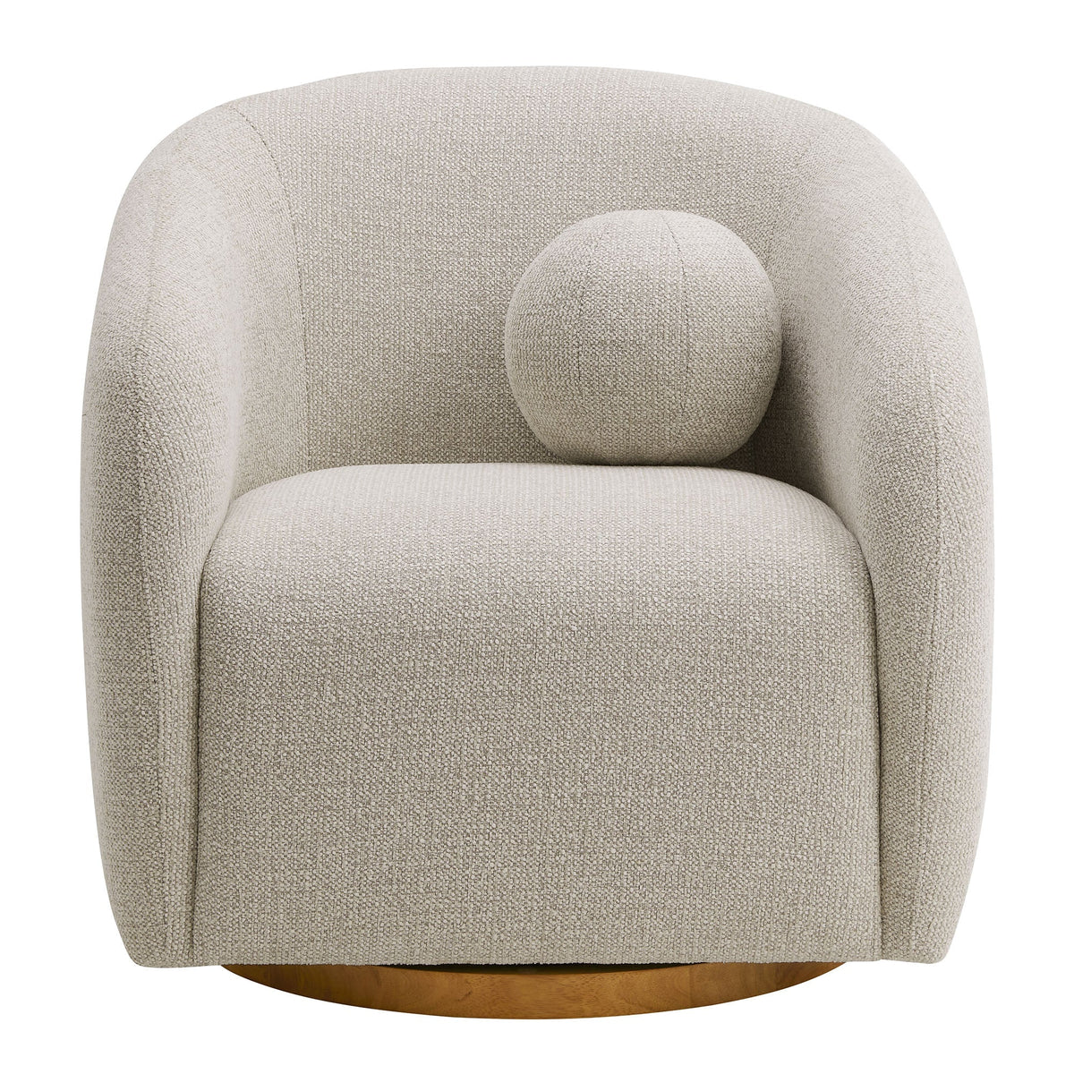 The Modway Holland Swivel Chenille Fabric Armchair