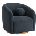 The Modway Holland Swivel Chenille Fabric Armchair