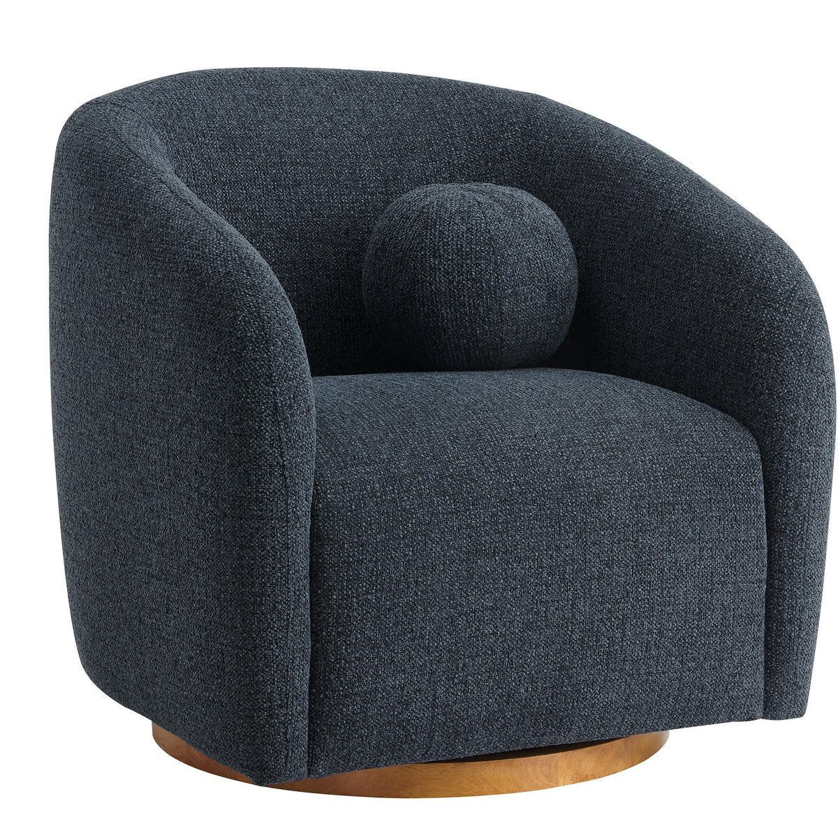 The Modway Holland Swivel Chenille Fabric Armchair