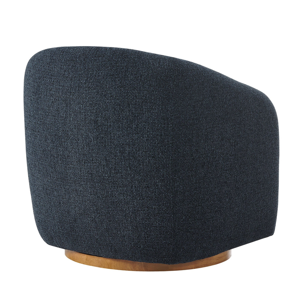 The Modway Holland Swivel Chenille Fabric Armchair
