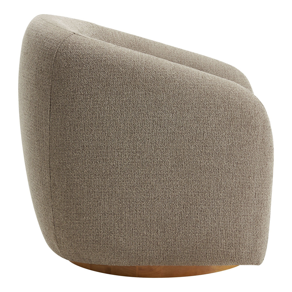 The Modway Holland Swivel Chenille Fabric Armchair