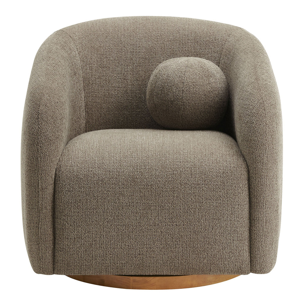 The Modway Holland Swivel Chenille Fabric Armchair