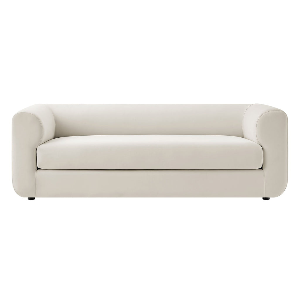 Modway Leif 89 Inch Performance Velvet Upholstered Sofa
