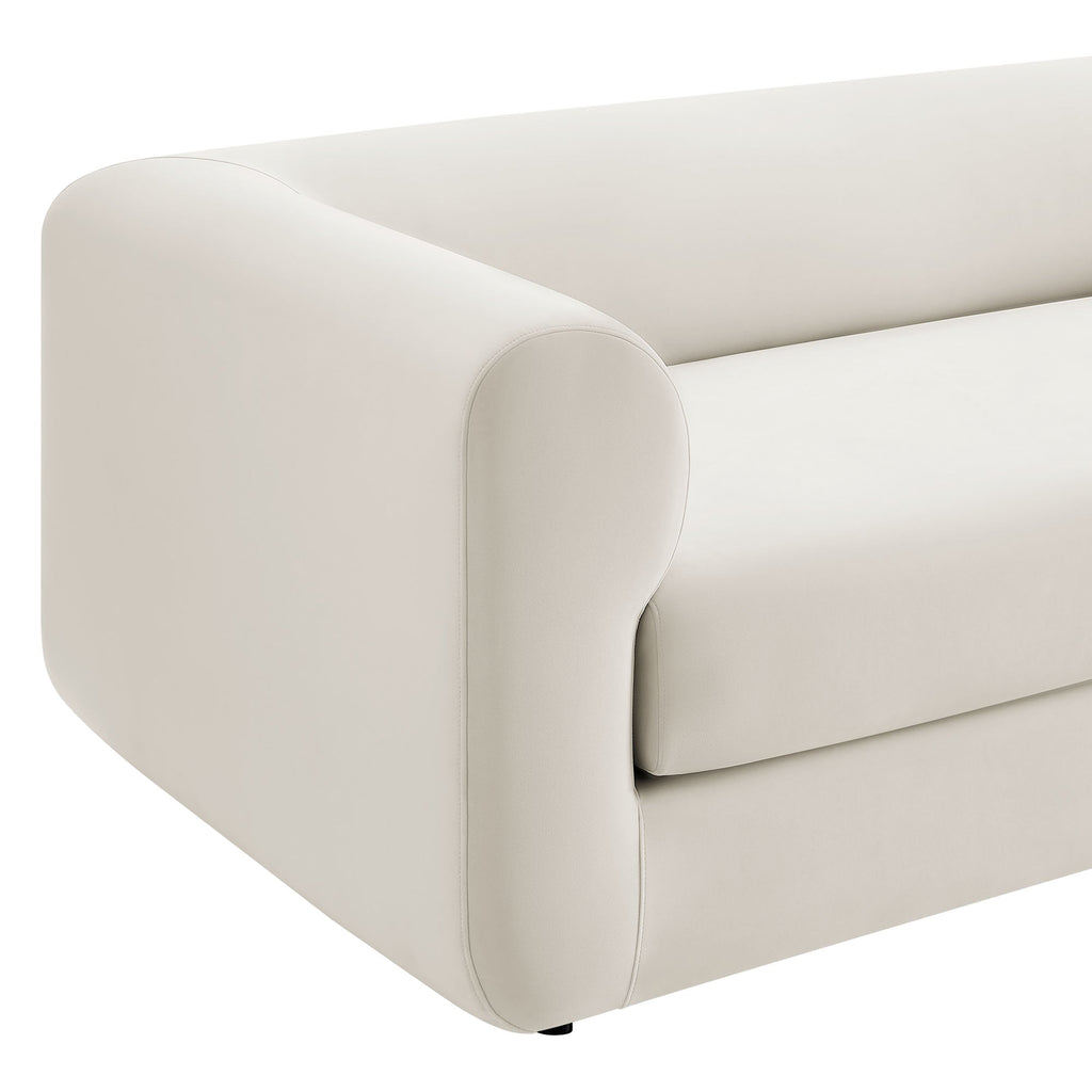 Modway Leif 89 Inch Performance Velvet Upholstered Sofa