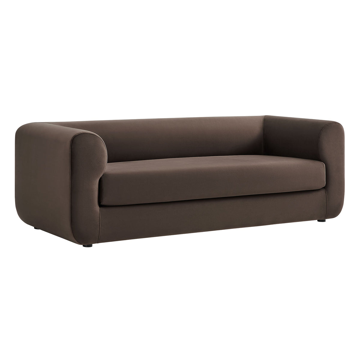 Modway Leif 89 Inch Performance Velvet Upholstered Sofa