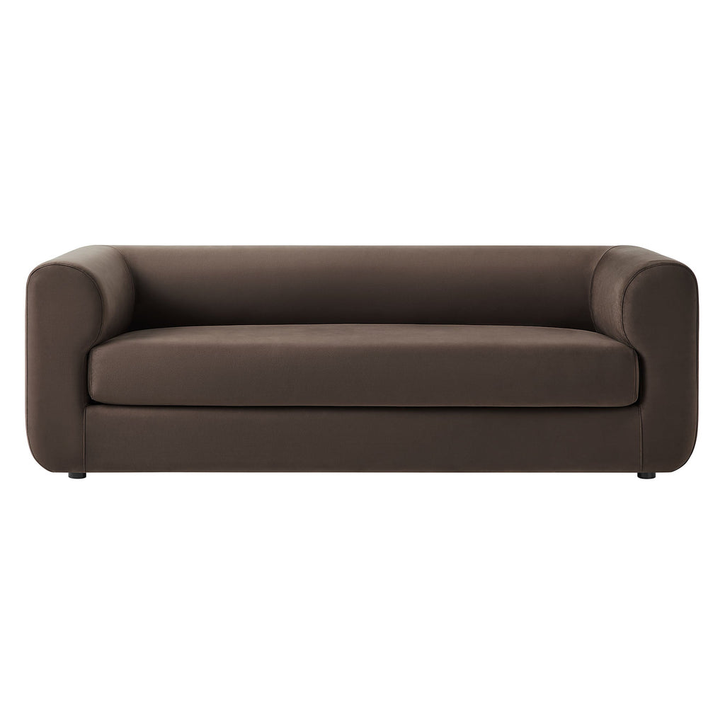 Modway Leif 89 Inch Performance Velvet Upholstered Sofa