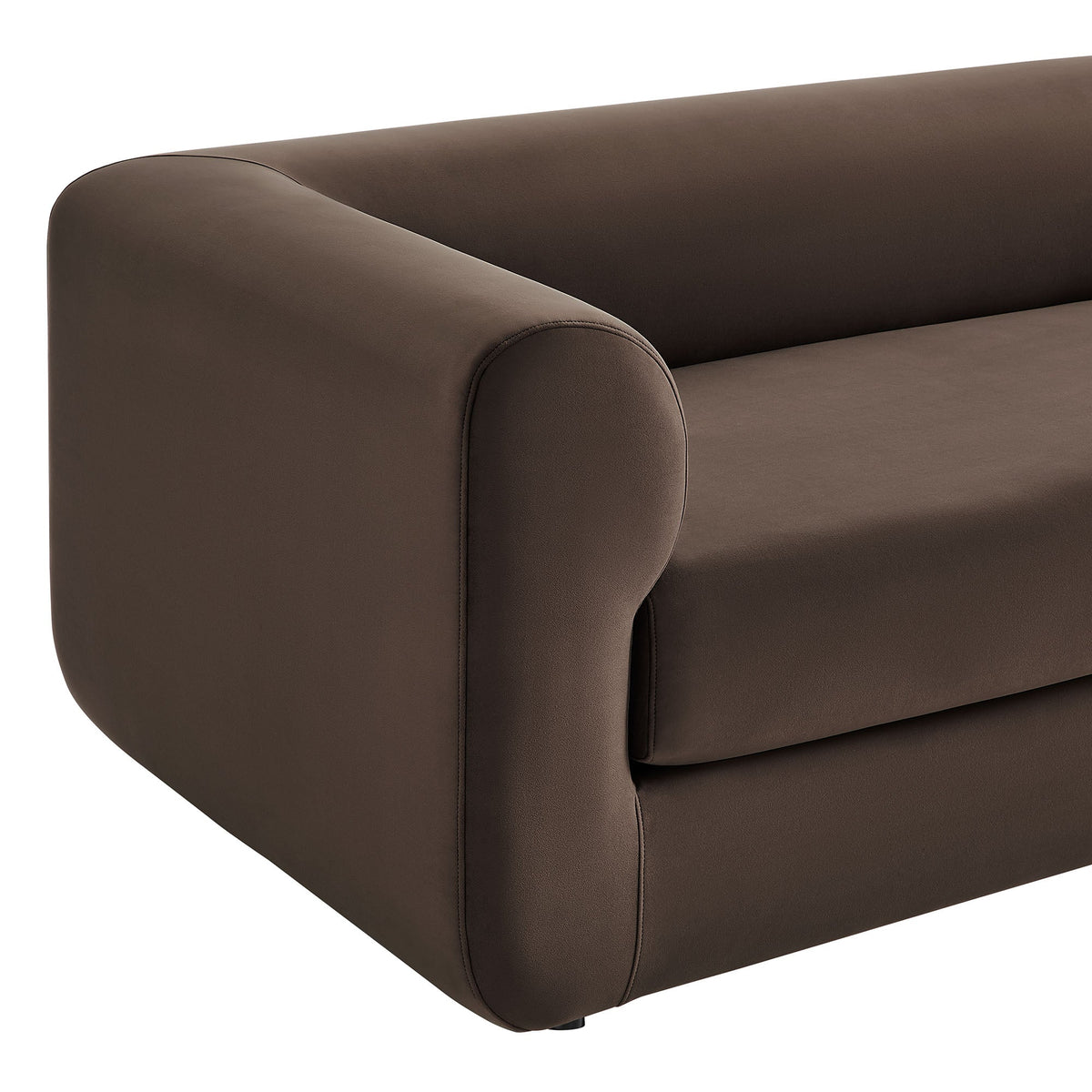 Modway Leif 89 Inch Performance Velvet Upholstered Sofa