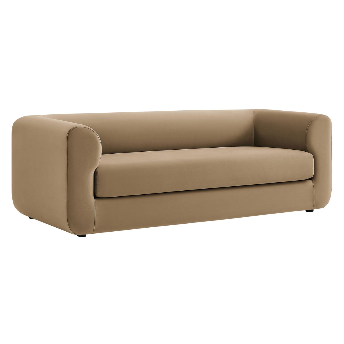 Modway Leif 89 Inch Performance Velvet Upholstered Sofa