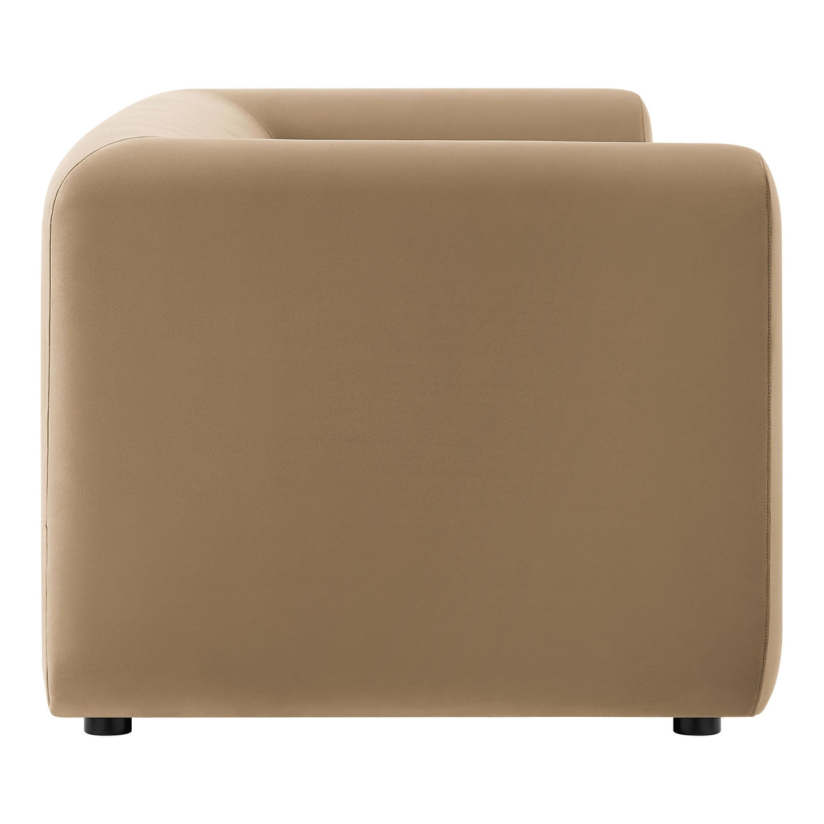 Modway Leif 89 Inch Performance Velvet Upholstered Sofa