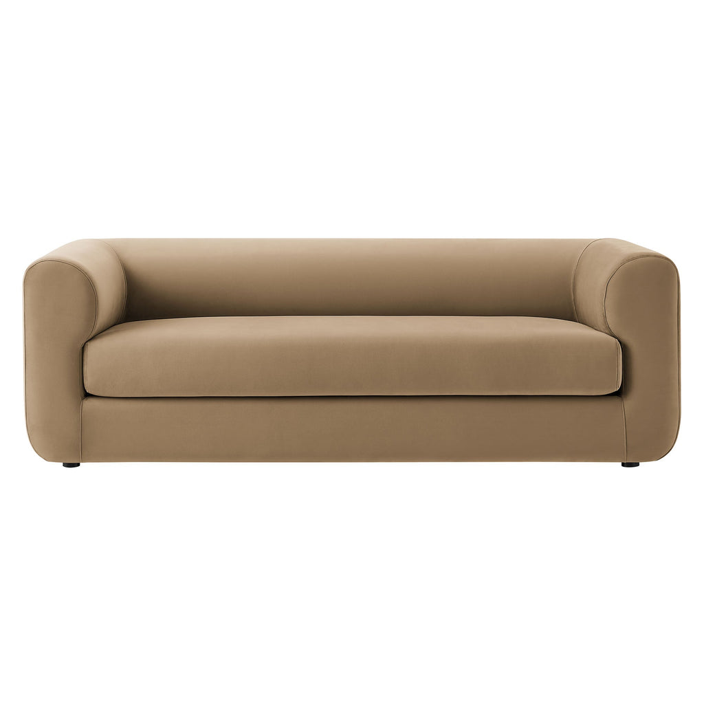 Modway Leif 89 Inch Performance Velvet Upholstered Sofa