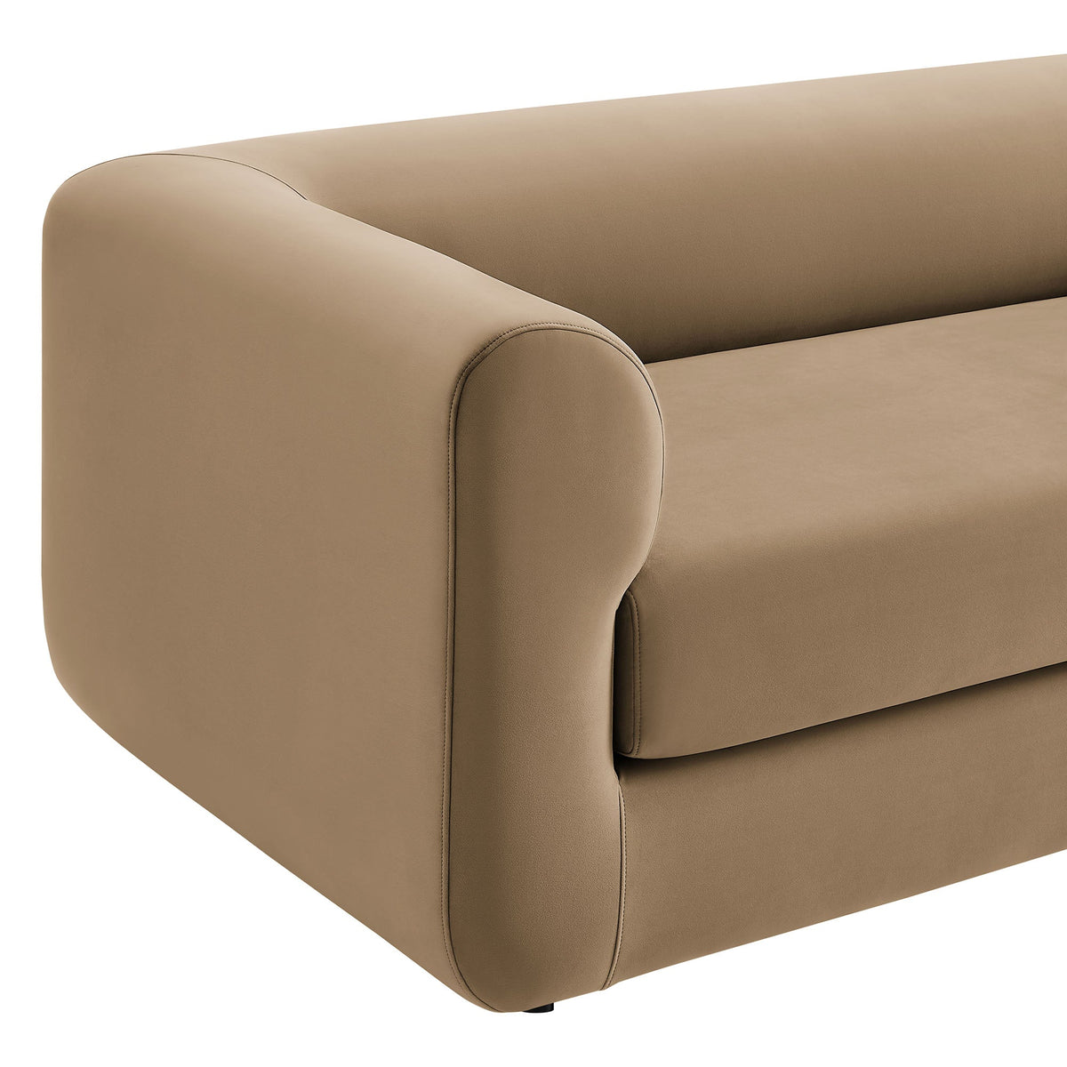 Modway Leif 89 Inch Performance Velvet Upholstered Sofa