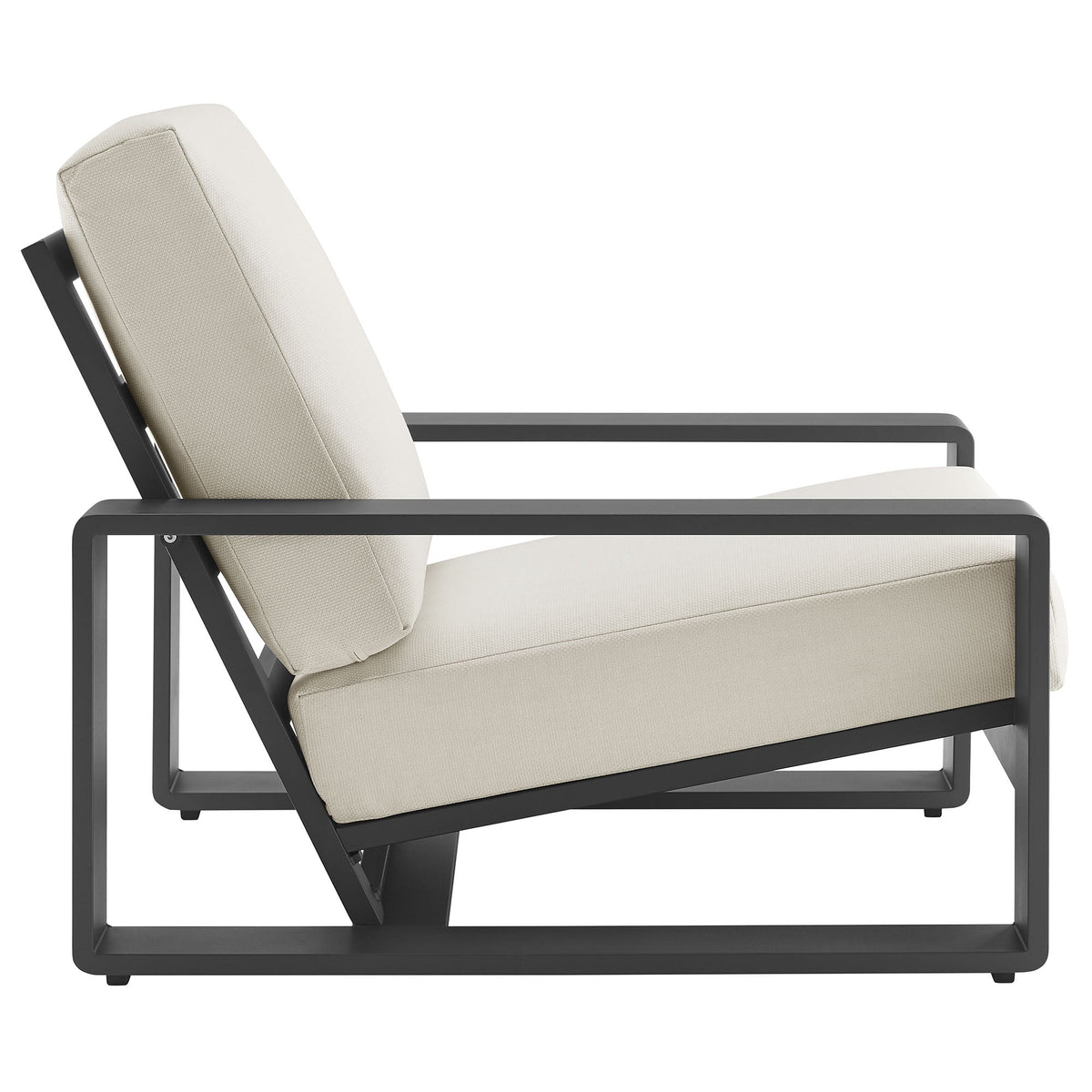Modway Lirienne Sculptural Aluminum Outdoor Armchair