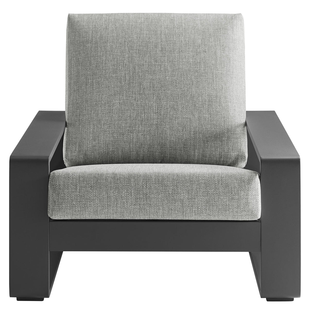 Modway Lirienne Sculptural Aluminum Outdoor Armchair