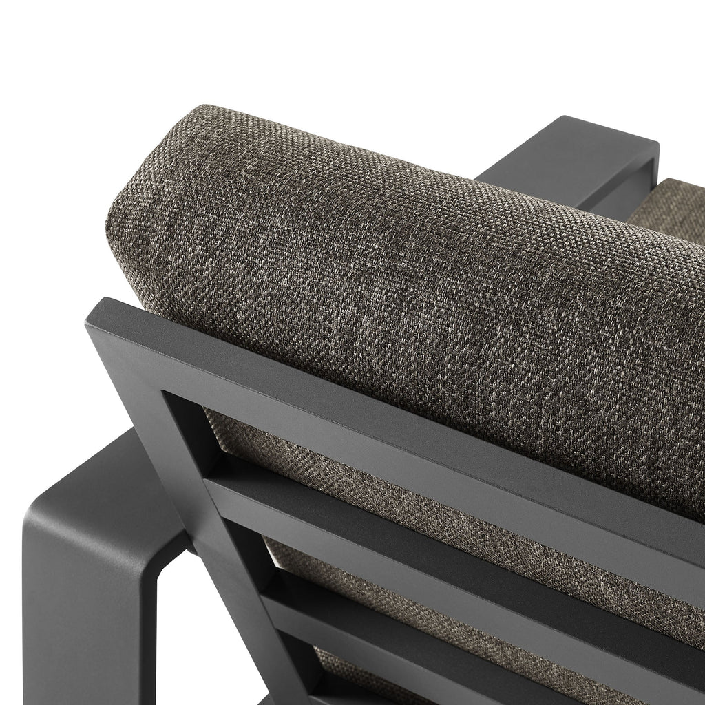 Modway Lirienne Sculptural Aluminum Outdoor Armchair