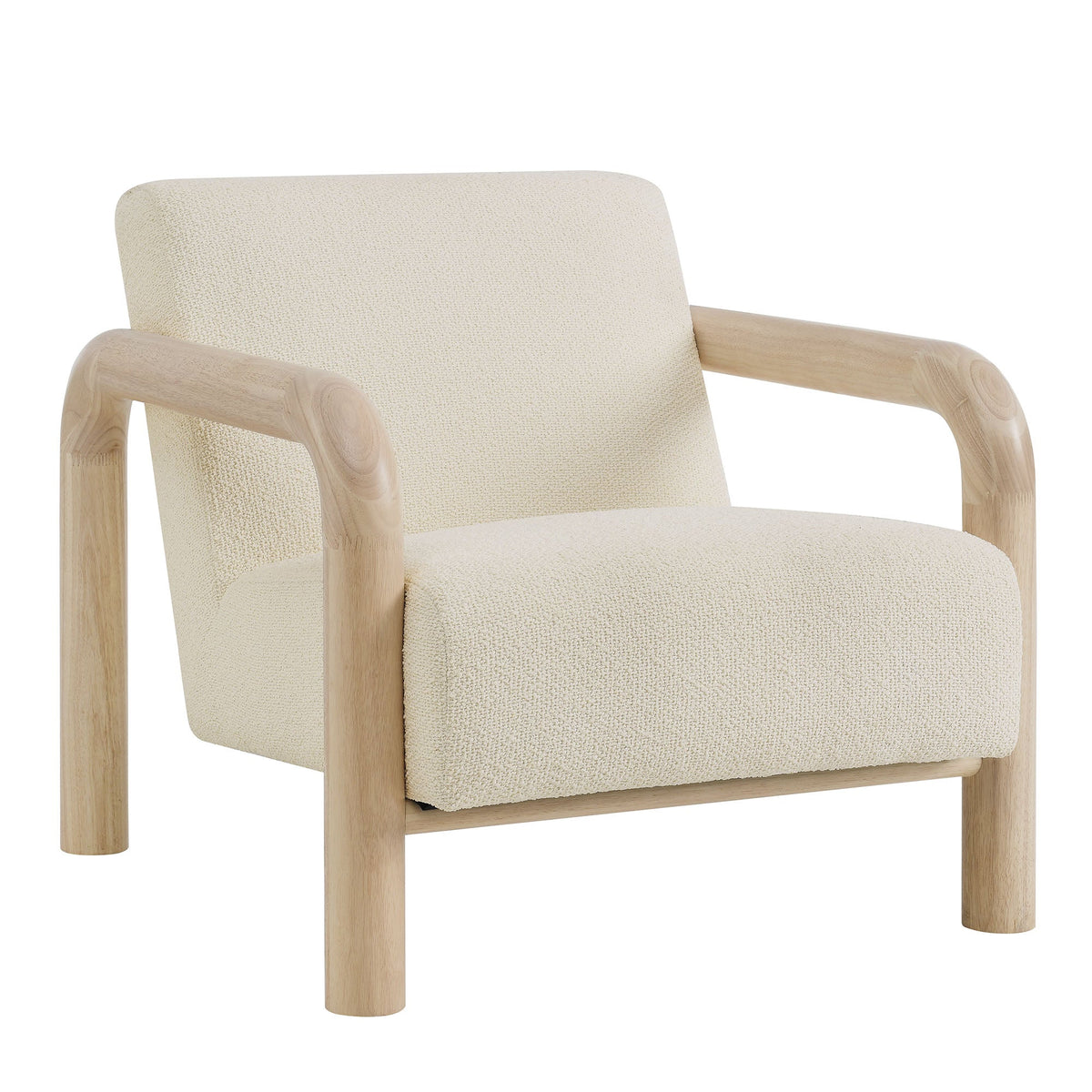 Modway Sereno Boucle Accent Chair With Plush Upholstery