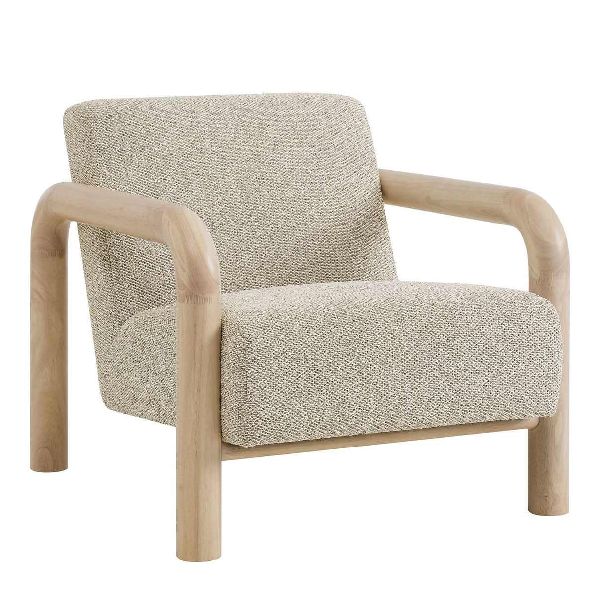 Modway Sereno Boucle Accent Chair With Plush Upholstery