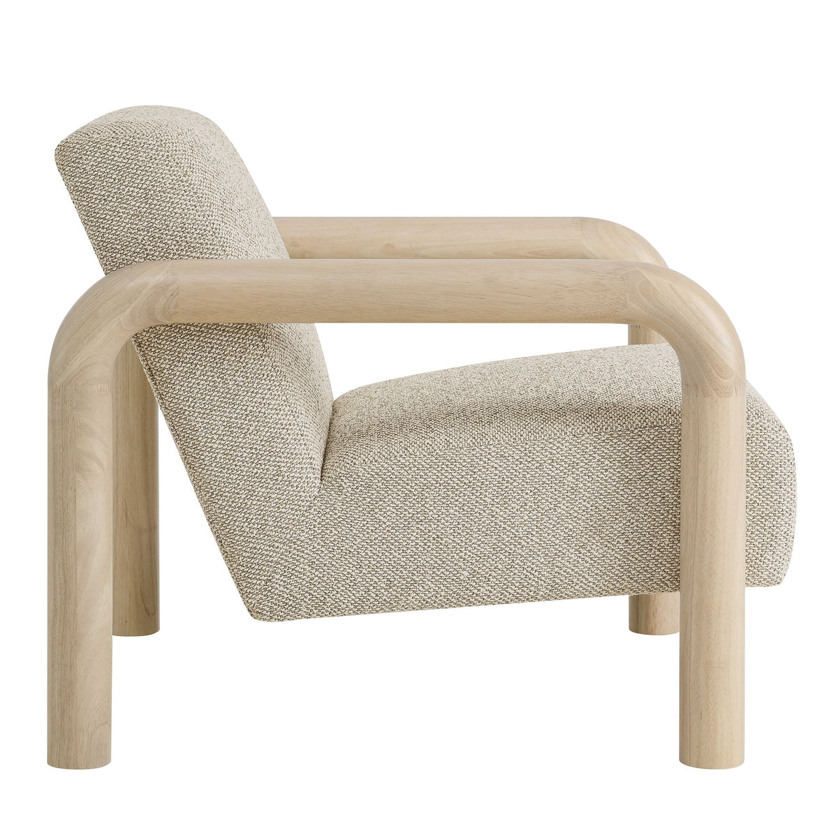 Modway Sereno Boucle Accent Chair With Plush Upholstery
