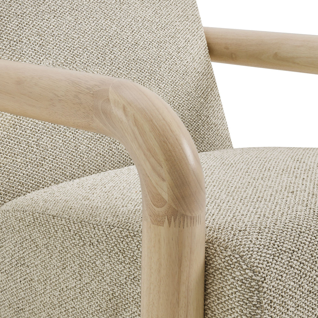 Modway Sereno Boucle Accent Chair With Plush Upholstery