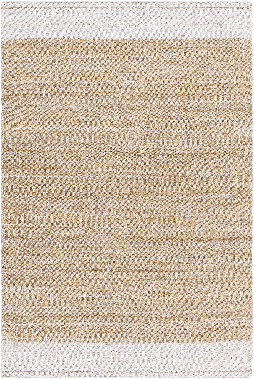 Kamey Handcrafted Sandstone Ivory Jute Area Rug