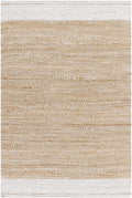 Kamey Handcrafted Sandstone Ivory Jute Area Rug