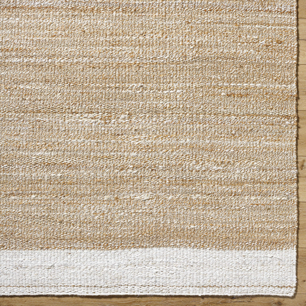 Kamey Handcrafted Sandstone Ivory Jute Area Rug