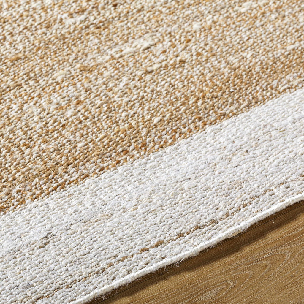 Kamey Handcrafted Sandstone Ivory Jute Area Rug