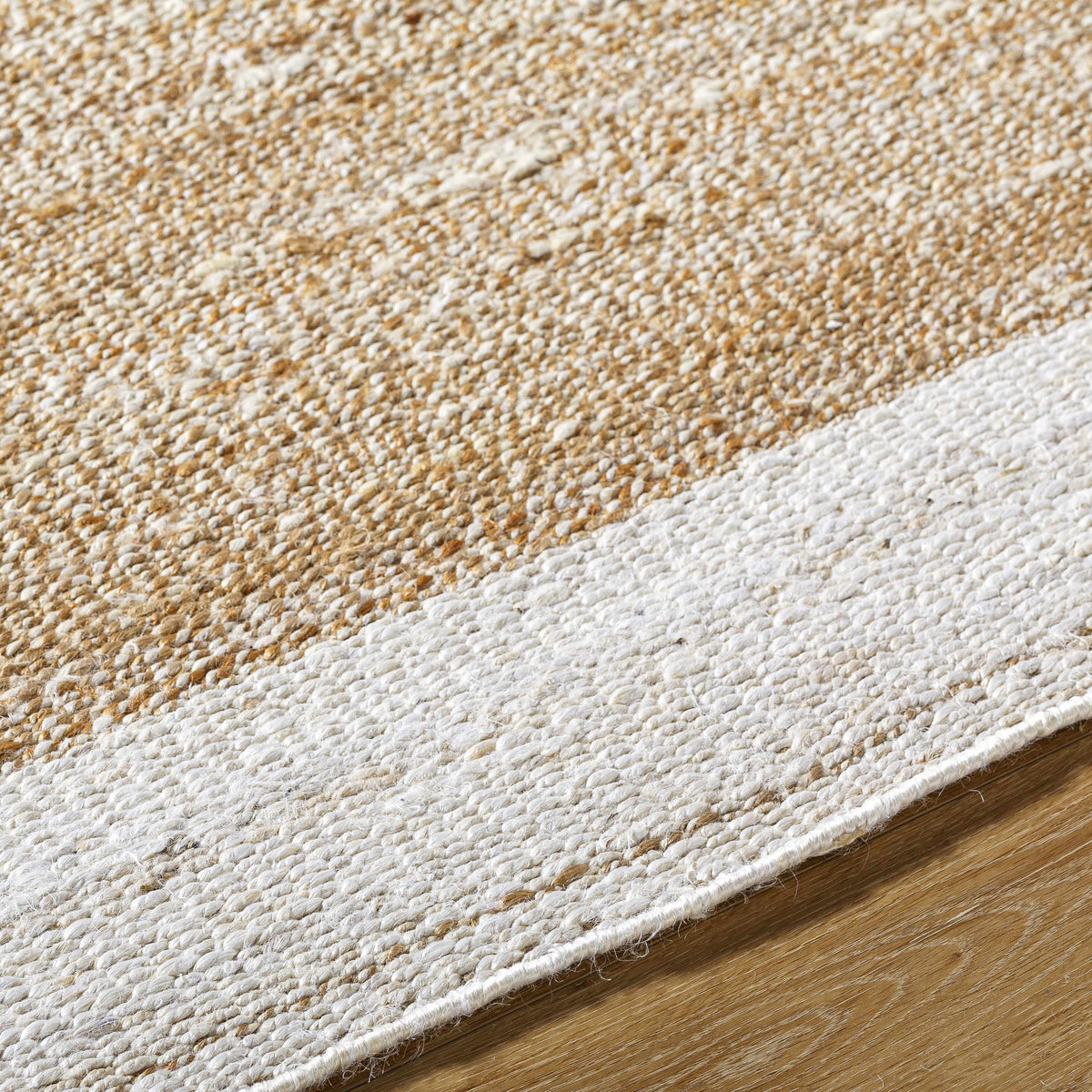 Kamey Handcrafted Sandstone Ivory Jute Area Rug