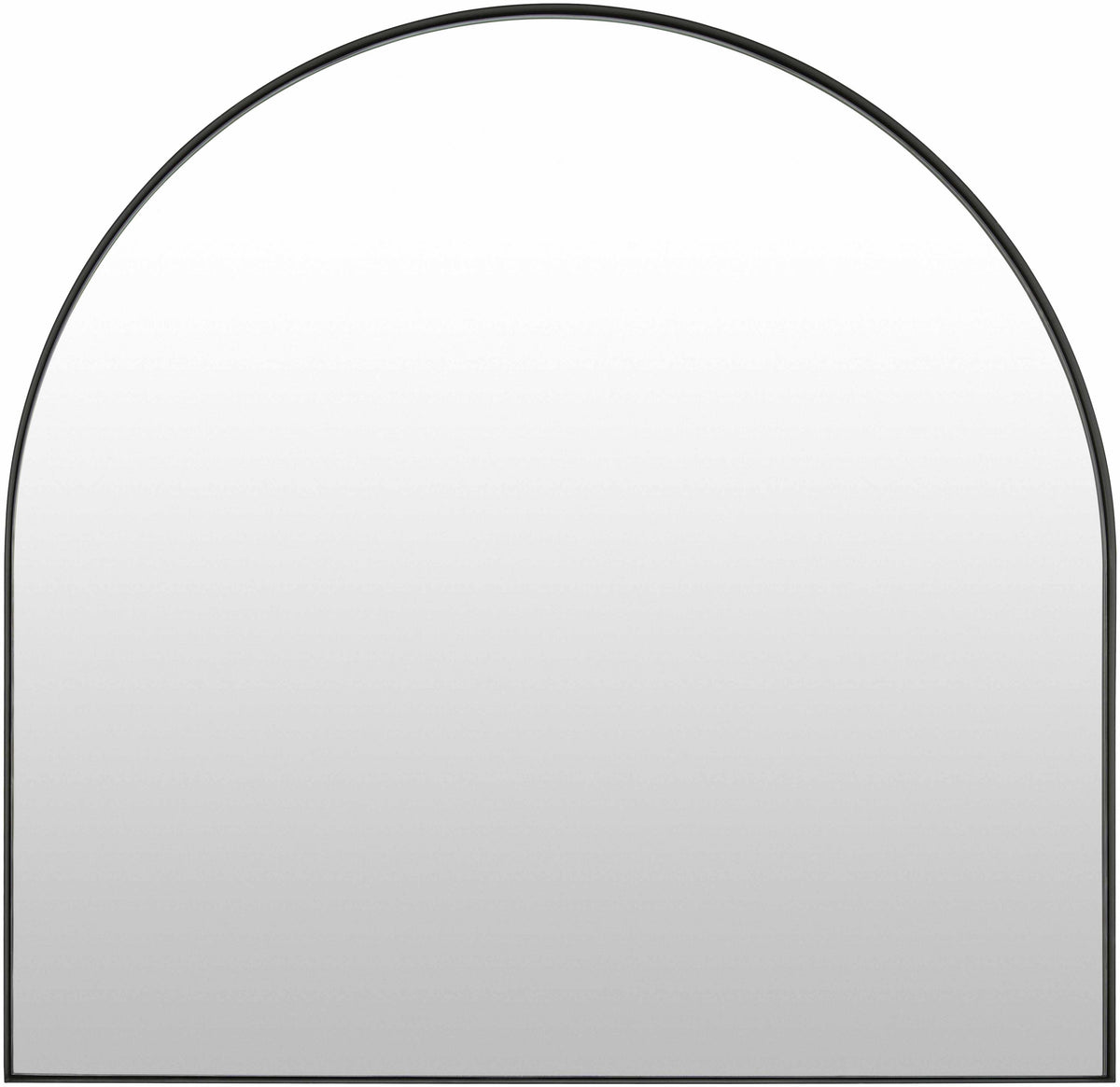 Frensdorf Black Iron Architectural Frame Accent Mirror