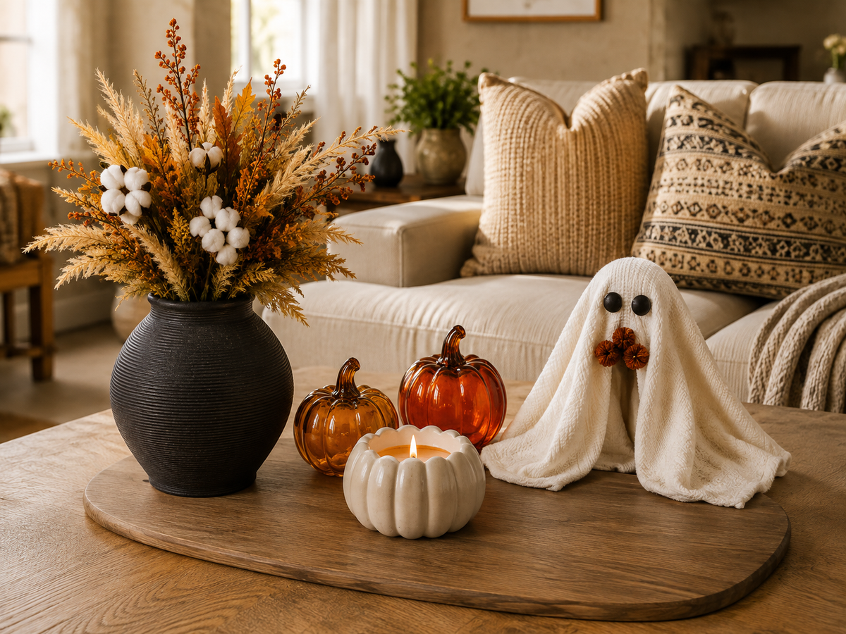Lilyvale Home Autumn Limited Harvest Centerpiece Set