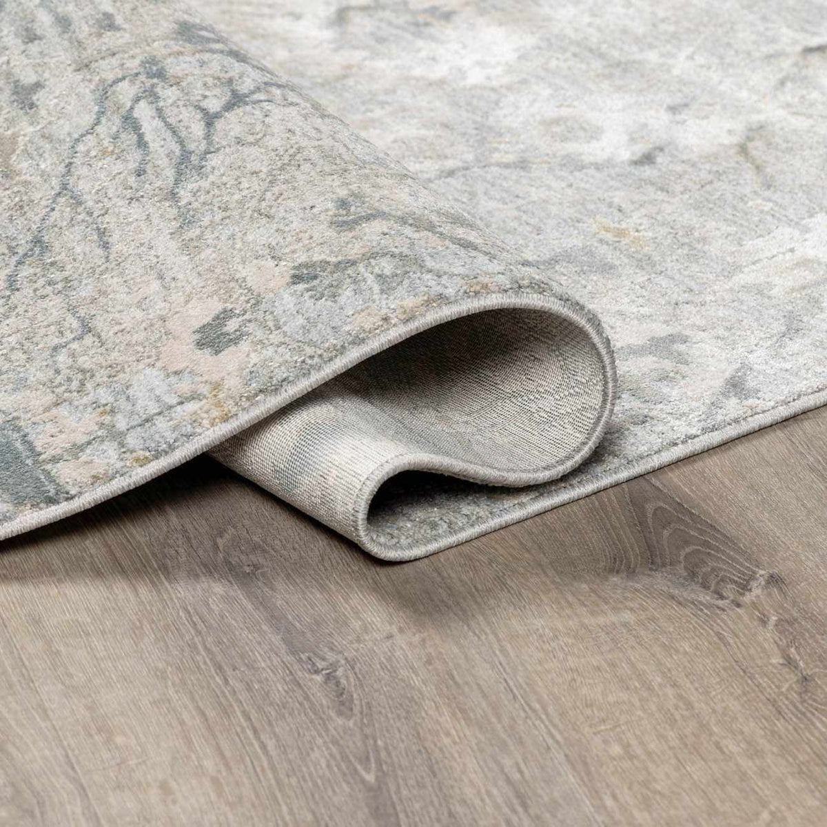 Gilmanton Thick Luxe Boutique Rug In Taupe With Refined Fringe