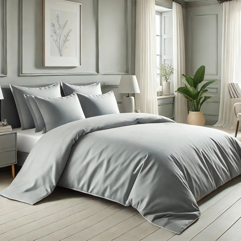 Bamboo Viscose Ultra Smooth Duvet Cover With Two Shams Set