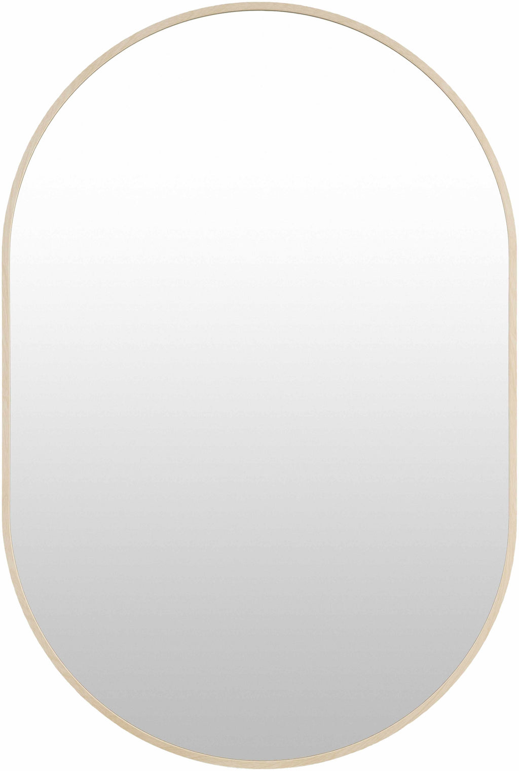 Hagenburg Dark Red Aluminum Wall Mirror With Bold Contemporary Frame