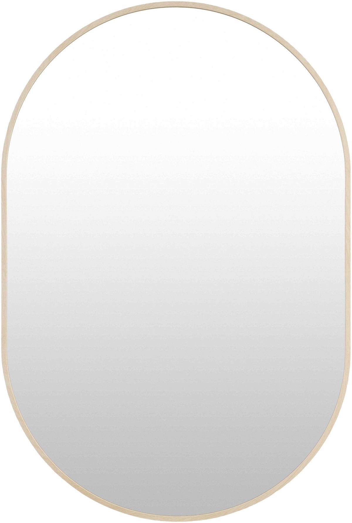 Hagenburg Dark Red Aluminum Wall Mirror With Bold Contemporary Frame
