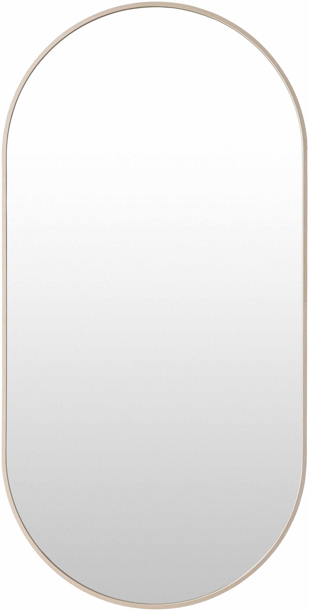 Hagenburg Dark Red Aluminum Wall Mirror With Bold Contemporary Frame