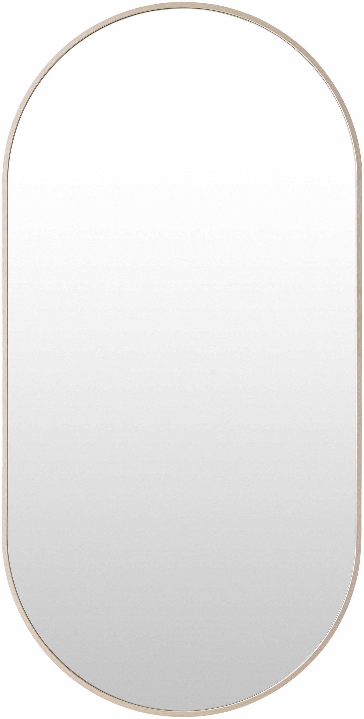 Hagenburg Dark Red Aluminum Wall Mirror With Bold Contemporary Frame