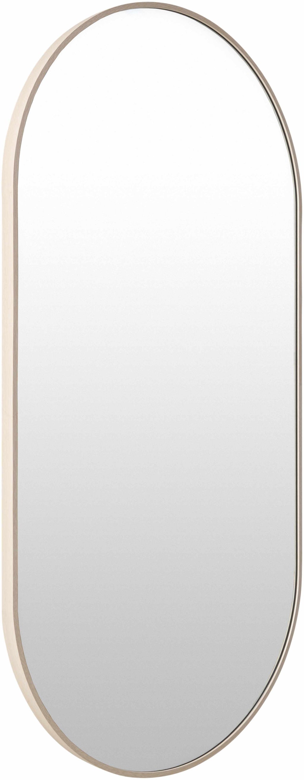 Hagenburg Dark Red Aluminum Wall Mirror With Bold Contemporary Frame